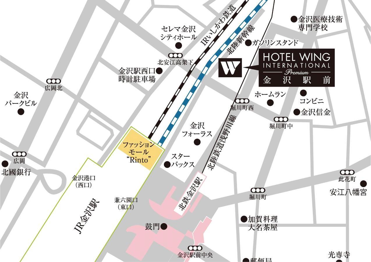 Hotel Wing International Premium Kanazawa Ekimae Εξωτερικό φωτογραφία